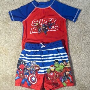 Marvel Superhero boys Swim Set. Size 3T